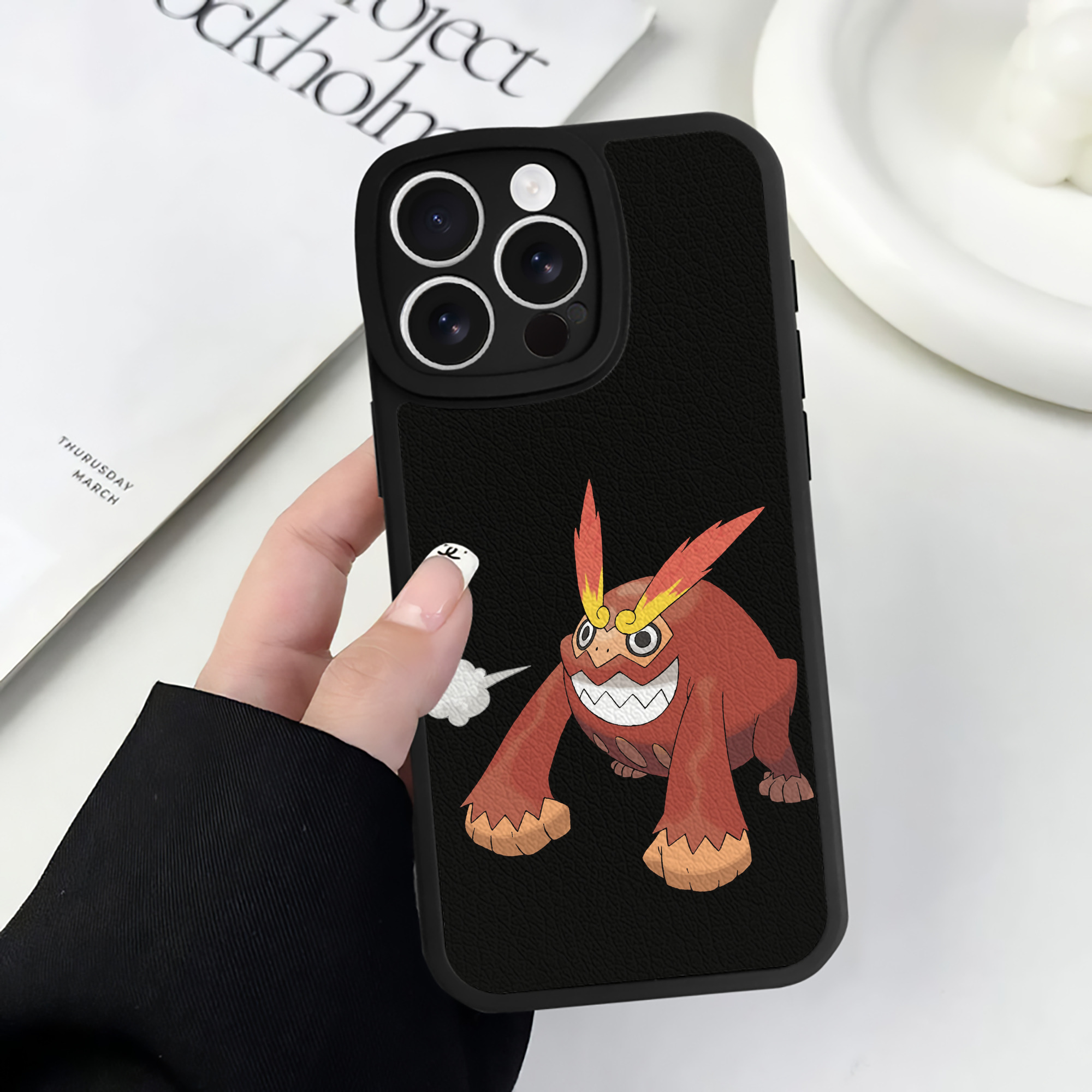 （画像用） ポケットモンスター Pokémon 【iPhone 16シリーズ対応】シリコンスマホケース（レザー調） 材質：シリコン